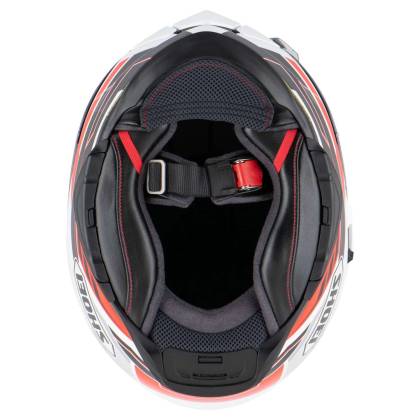 Cască Moto Integrală SHOEI GT-AIR II APERTURE TC-6 · Alb / Negru / Roșu  - 7