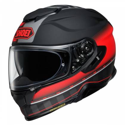 Cască Moto Integrală SHOEI GT-AIR II TESSERACT TC-1 · Negru / Gri / Roșu  - 0