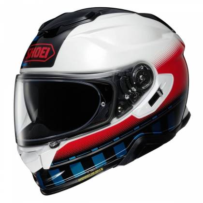 Cască Moto Integrală SHOEI GT-AIR II TESSERACT TC-10 · Alb / Negru / Roșu / Albastru  - 0