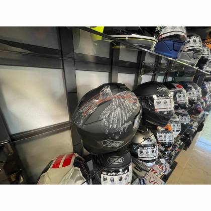 Cască Moto Integrală SHOEI GT-AIR II UBIQUITY TC-9 · Negru Mat / Gri  - 8