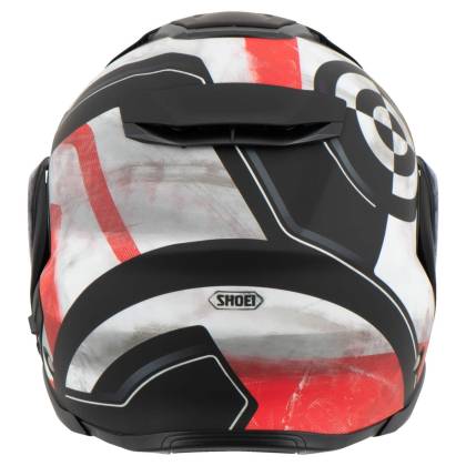 Cască Moto Flip-Up SHOEI NEOTEC-II JAUNT TC-1 · Negru / Alb / Roșu  - 6
