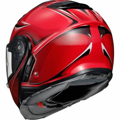 Cască Moto Flip-Up SHOEI NEOTEC-II WINSOME TC-1 · Roșu / Negru  - 5