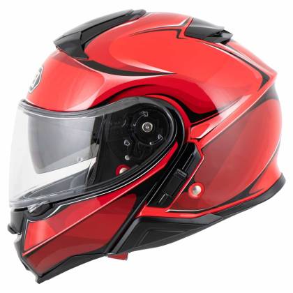 Cască Moto Flip-Up SHOEI NEOTEC-II WINSOME TC-1 · Roșu / Negru  - 4