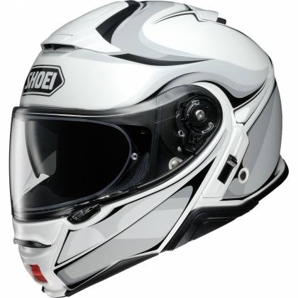 Cască Moto Flip-Up SHOEI NEOTEC-II WINSOME TC-6 · Alb / Gri  - 0