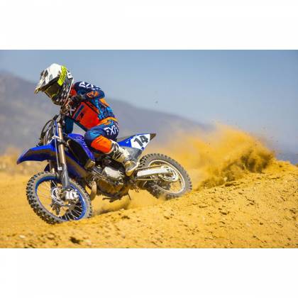 Tricou Enduro Copii FXR RACING CLUTCH PRO MX · Albastru / Alb / Galben  - 2