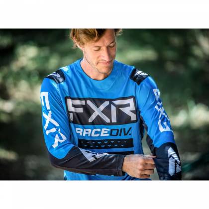 Tricou Enduro FXR RACING OFF-ROAD MX · Negru / Gri  - 5