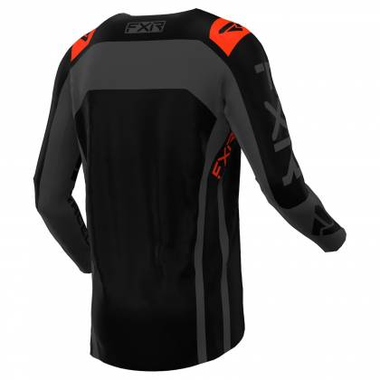 Tricou Enduro FXR RACING OFF-ROAD MX · Negru / Gri / Roșu  - 1