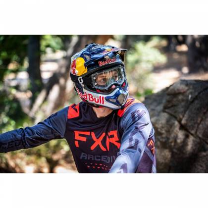 Tricou Enduro FXR RACING OFF-ROAD MX · Albastru / Portocaliu  - 2