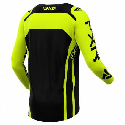 Tricou Enduro FXR RACING OFF-ROAD MX · Negru / Galben-Fluo  - 1
