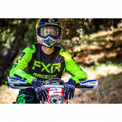 Tricou Enduro FXR RACING OFF-ROAD MX · Negru / Galben-Fluo  - 2