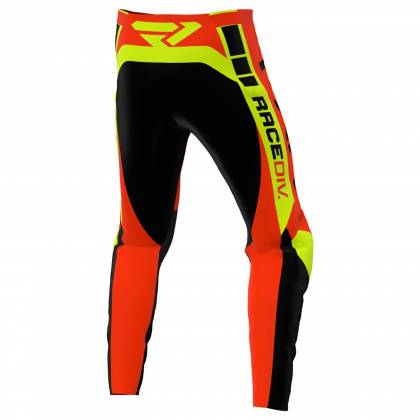 Pantaloni Enduro Copii FXR RACING CLUTCH PRO MX · Negru / Roșu / Galben-Fluo  - 1