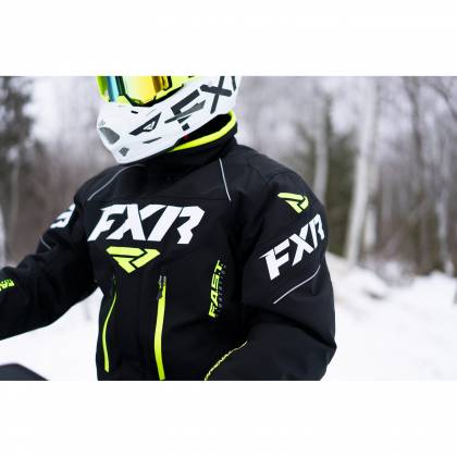 Geacă Snowmobil FXR RACING ADRENALINE F.AS.T. · Negru  - 2