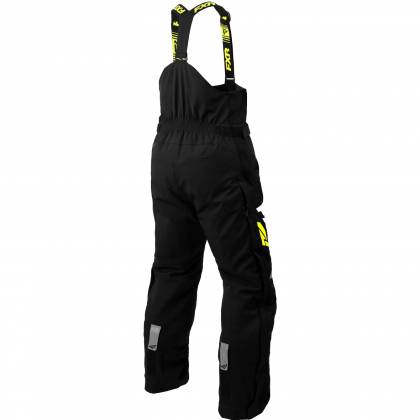 Pantaloni Snowmobil FXR RACING ADRENALINE F.A.S.T. · Negru / Verde-Fluo  - 1