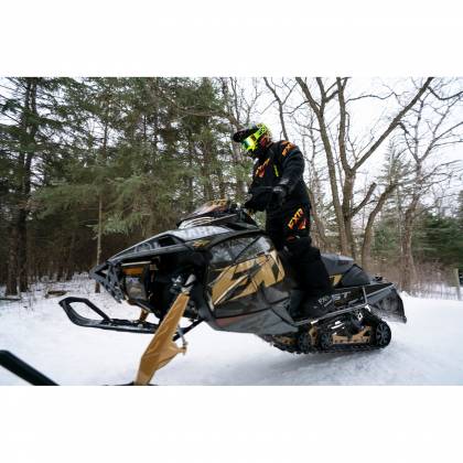 Pantaloni Snowmobil FXR RACING ADRENALINE F.A.S.T. · Negru / Verde-Fluo  - 6