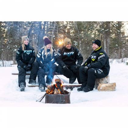 Pantaloni Snowmobil Damă FXR RACING ADRENALINE F.A.S.T. · Negru / Roz  - 3