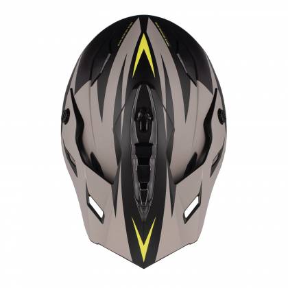 Cască Moto Integrală JET XT VIPER · Negru / Gri / Galben-Fluo  - 4
