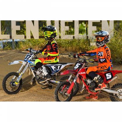 Pantaloni Enduro Copii FXR RACING PODIUM MX · Negru / Gri  - 4