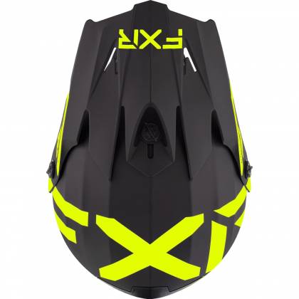 Cască Enduro - Cross Copii FXR RACING LEGION · Negru Mat / Galben-Fluo  - 3