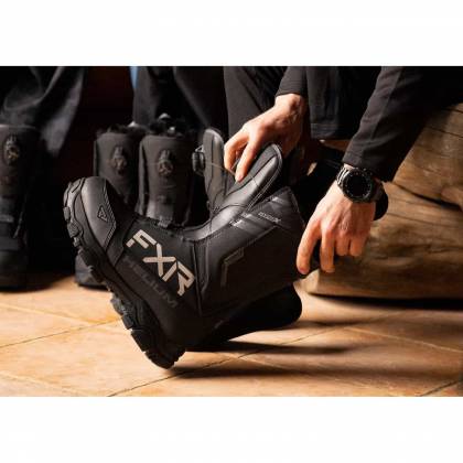 Cizme Snowmobil Damă FXR RACING HELIUM BOA · Negru / Roz  - 5