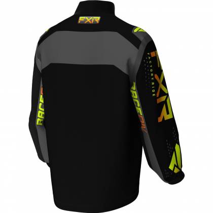 Geacă Enduro - Cross FXR RACING RR LITE · Negru / Gri / Galben-Fluo  - 1