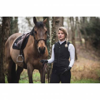 Vestă Protecție Airbag Moto de Damă BERING LADY C-PROTECT AIR · Negru  - 2