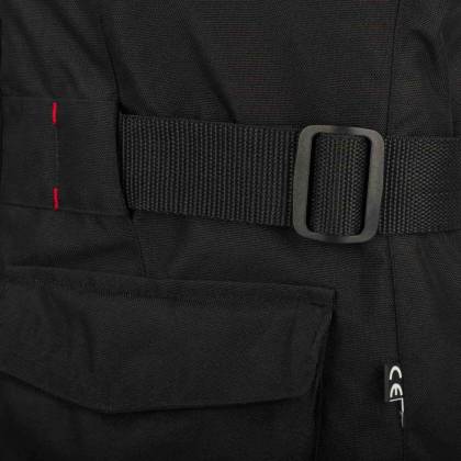 Geacă Moto Damă din Textil BERING LADY OURAL · Negru / Roșu  - 6