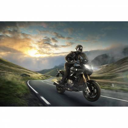 Geacă Moto Damă din Textil BERING LADY OURAL · Negru / Roșu  - 1