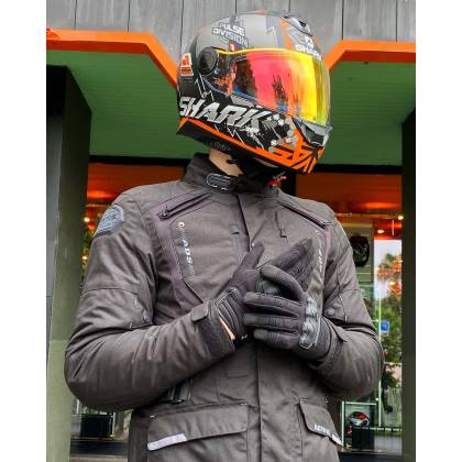 Geacă Moto din Textil BERING CARACAS · Negru  - 3