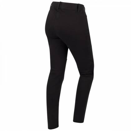 Blugi Moto Damă din Bumbac Elastic cu Întărituri Kevlar BERING LADY PEGGY · Negru  - 1