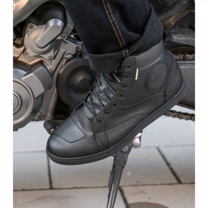 Ghete Moto din Piele & Textil BERING STARS EVO · Negru  - 1