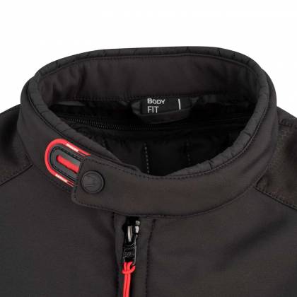 Geacă Moto din Textil BERING COBALT · Negru / Roșu  - 5