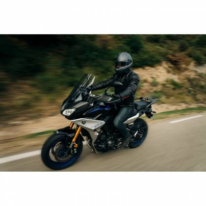 Cască Moto Modulară SHARK EVO GT SEAN · Alb / Negru / Roșu  - 10