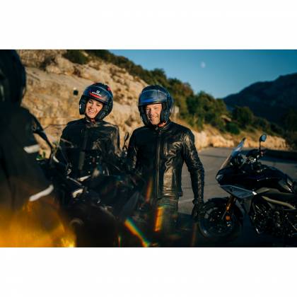 Cască Moto Modulară SHARK EVO GT ENCKE · Gri Mat / Galben / Negru  - 3