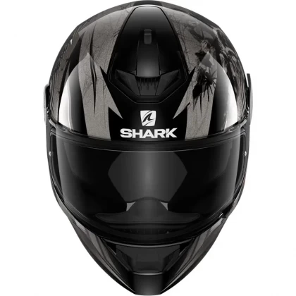 Cască Moto Integrală SHARK D-SKWAL 2 ATRAXX · Negru / Gri  - 1