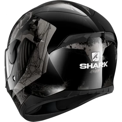 Cască Moto Integrală SHARK D-SKWAL 2 ATRAXX · Negru / Gri  - 3