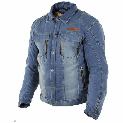 Geacă Moto din Denim TRILOBITE PARADO · Albastru  - 0