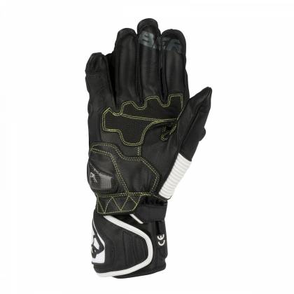 Mănuși Moto din Piele BERING SHIFT-R · Negru / Alb  - 1