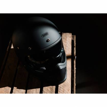 Cască Moto Dual-Sport Vintage SHOEI EX-ZERO · Negru  - 6