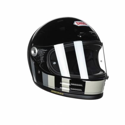 Cască Moto Integrală SHOEI GLAMSTER RESSURECTION TC-5 · Negru / Alb / Gri  - 1