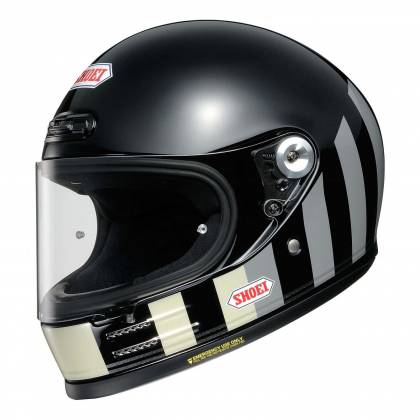 Cască Moto Integrală SHOEI GLAMSTER RESSURECTION TC-5 · Negru / Alb / Gri  - 0