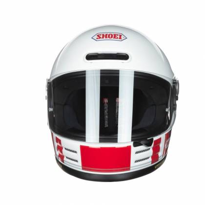 Cască Moto Integrală SHOEI GLAMSTER RESSURECTION TC-10 · Alb / Roșu / Albastru  - 2