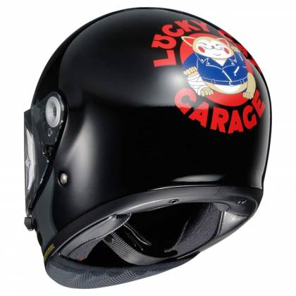 Cască Moto Integrală SHOEI GLAMSTER LUCKY CAT GARAGE TC-5 · Negru / Gri / Roșu  - 2