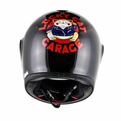 Cască Moto Integrală SHOEI GLAMSTER LUCKY CAT GARAGE TC-5 · Negru / Gri / Roșu  - 3