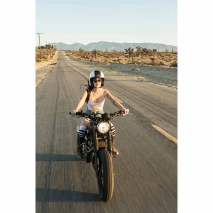 Cască Moto Open-Face SHOEI J.O CARBURETTOR TC-6 · Alb / Negru / Auriu  - 2