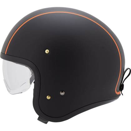 Cască Moto Open-Face SHOEI J.O CARBURETTOR TC-8 · Negru Mat / Gri / Roșu  - 3