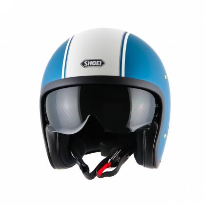 Cască Moto Open-Face SHOEI J.O CARBURETTOR TC-2 · Albastru / Alb  - 2