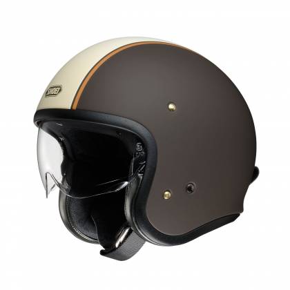 Cască Moto Open-Face SHOEI J.O CARBURETTOR TC-10 · Maro / Galben / Portocaliu  - 0
