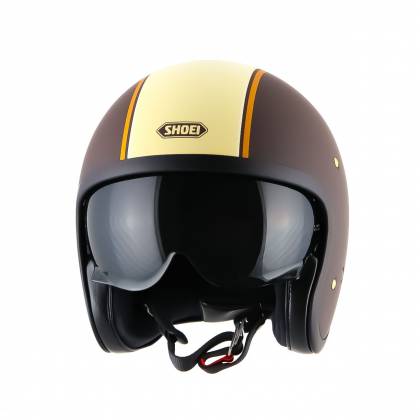 Cască Moto Open-Face SHOEI J.O CARBURETTOR TC-10 · Maro / Galben / Portocaliu  - 2