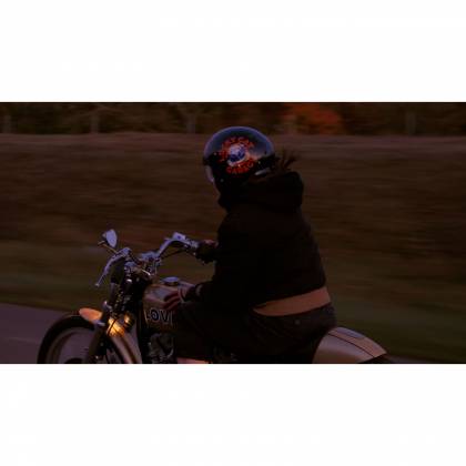 Cască Moto Open-Face SHOEI J.O LUCKY CAT GARAGE TC-5 · Negru / Roșu / Gri  - 1