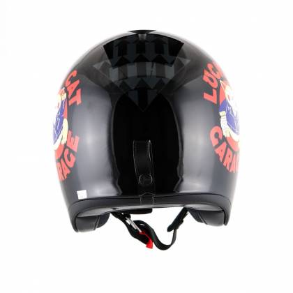 Cască Moto Open-Face SHOEI J.O LUCKY CAT GARAGE TC-5 · Negru / Roșu / Gri  - 8